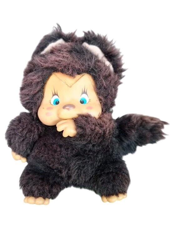 Washino Other - Nyamy Washino Kitten Felina Sucking Thumb Plush Black 7" Vintage 1979 READ